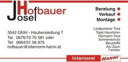 Josef Hofbauer Logo